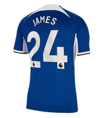 Chelsea Reece James #24 Hjemmebanetrøje 2023-24 Kort ærmer